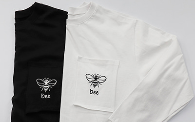 오버 언발 Bee 티셔츠